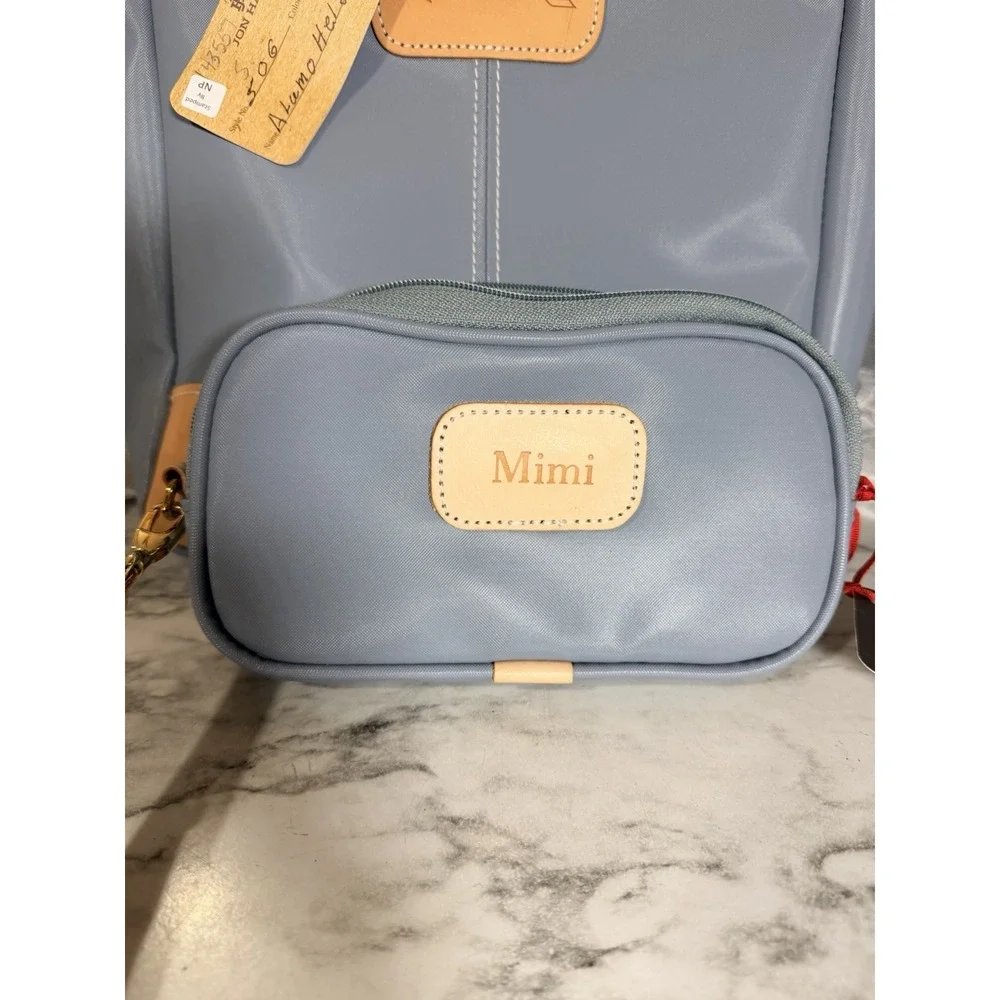Jon Hart Gray Travel Tote Bag With Wallet Unisex New 13